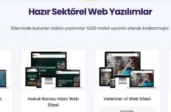 Yazılım ve Hazır Web Siteleri İçin Yazılım Dükkanı